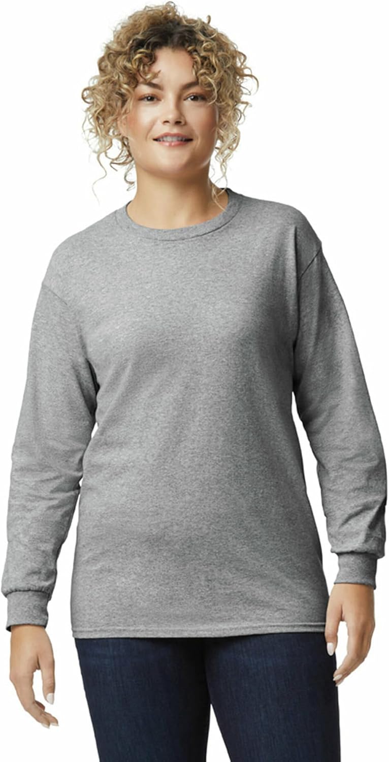 Gildan Adult Ultra Cotton Long Sleeve T-Shirt Multipack Review