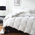 DOWNCOOL Feather Down Comforter Queen Size - All Season Luxury
