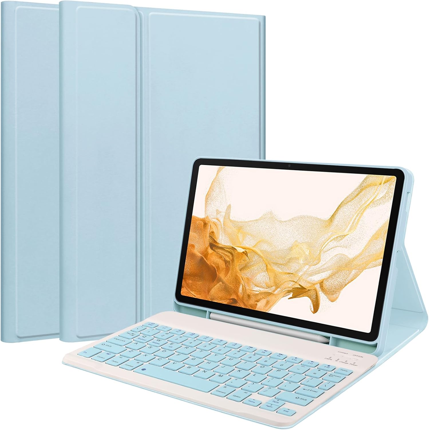 Keyboard Case for Samsung Galaxy Tab S7/S8/S9 11inch - Blue