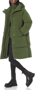 Women's Oversized Long Puffer Jacket - Plus Size Warm Layering