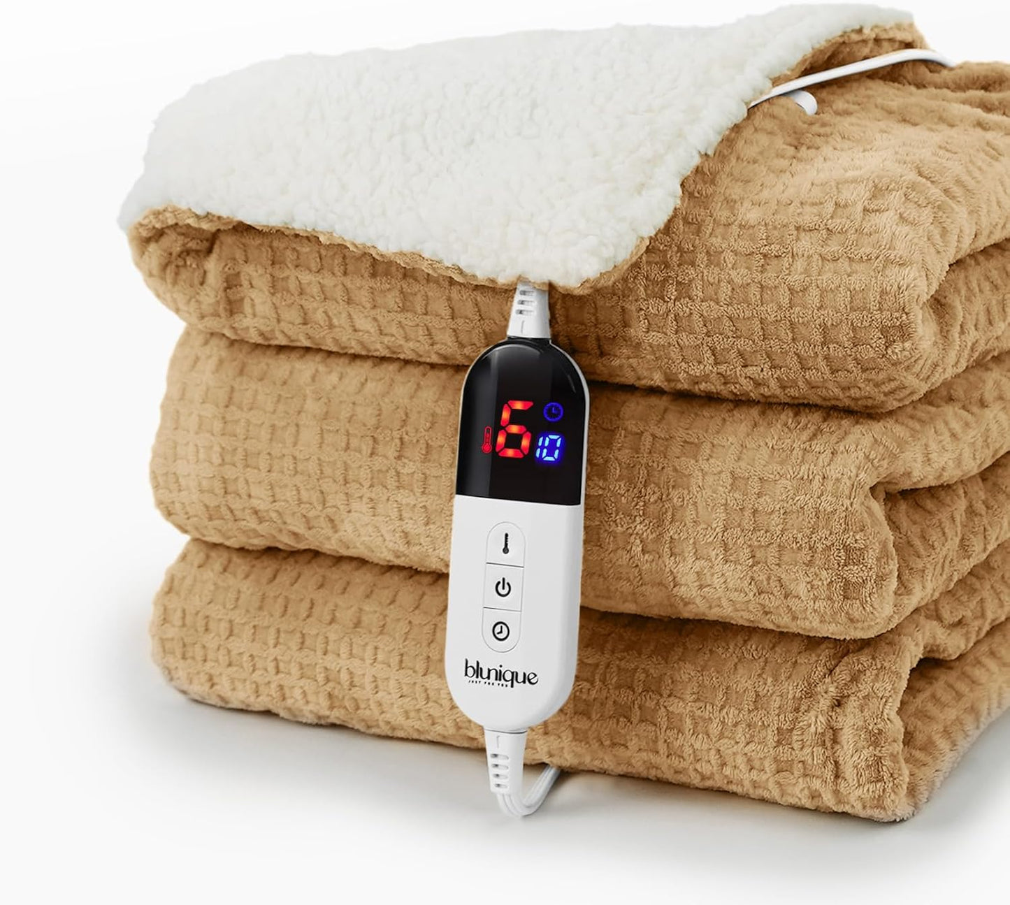 Heated Blanket Electric Blanket Twin Waffle for Ultimate Comfort