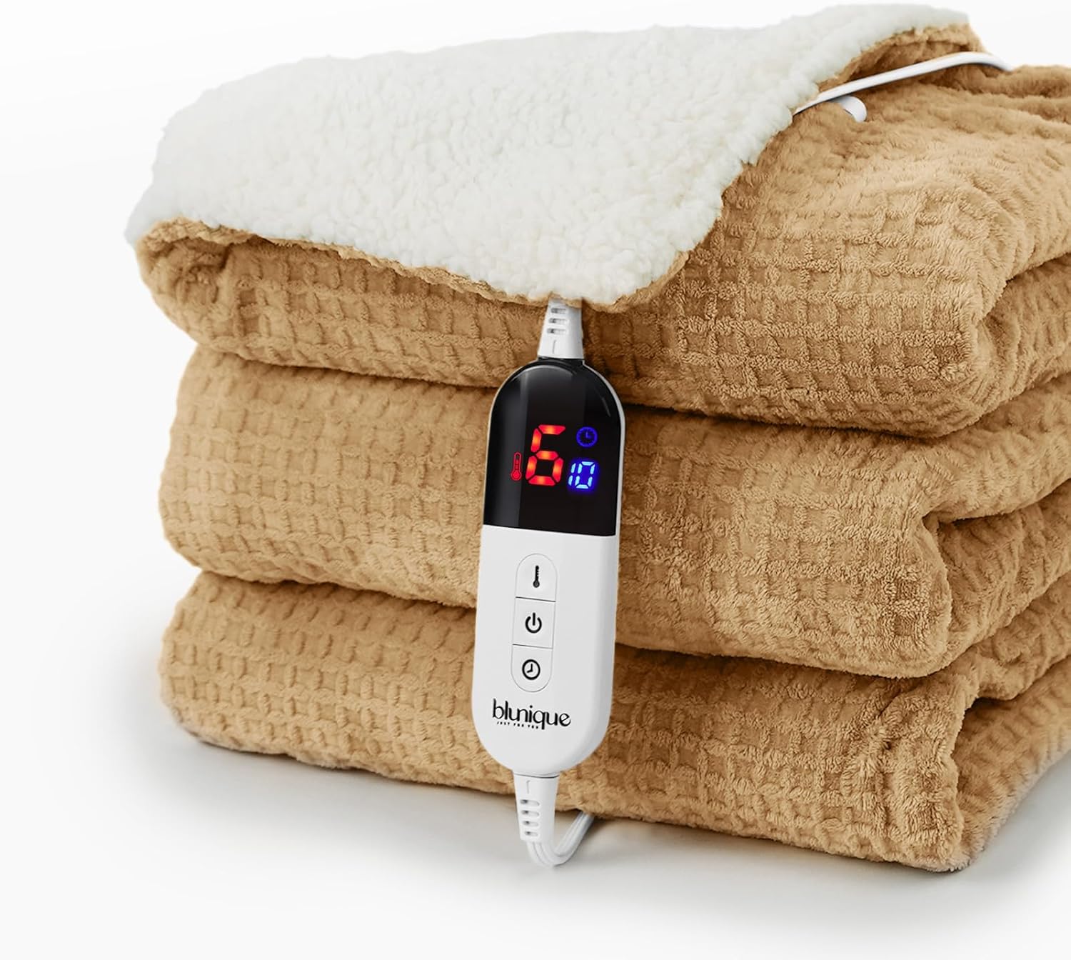 Heated Blanket Electric Blanket Twin Waffle for Ultimate Comfort
