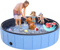 Giant Dog Pool 97in for All Breeds - Hyperzoo Foldable Tub