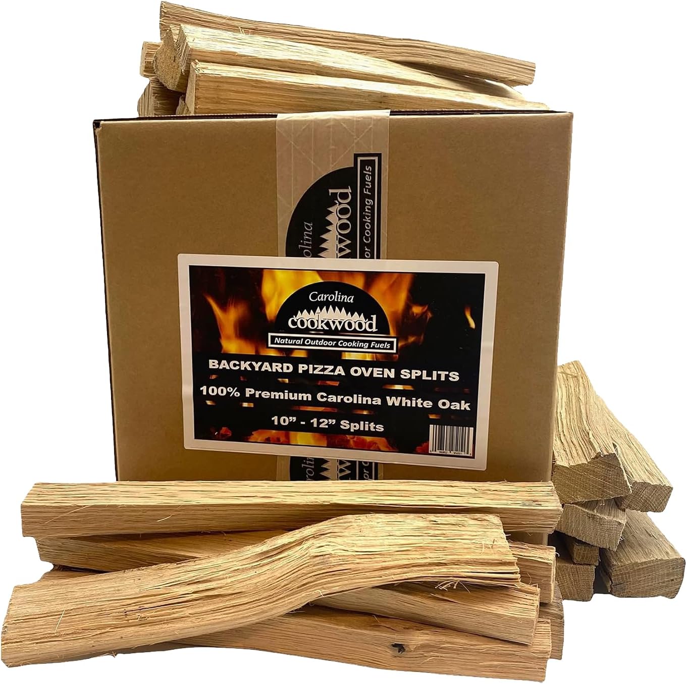 Premium 12 Inch White Oak Cooking Wood for Pizza Ovens