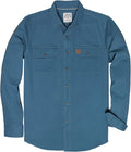 Mens Long Sleeve Button Down Shirt for Men - Cotton Stretch Fit