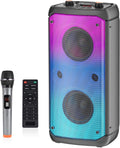Bluetooth Speaker 80W Peak Portable Party Speaker - Deep Bass & Lights