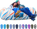 Inflatable Lounger Air Sofa with Headrest - Fits 650 lb Capacity
