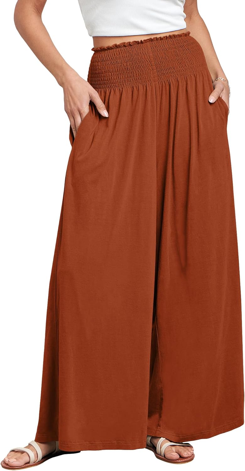Chic Women Palazzo Pants for Summer Boho Style and Comfort