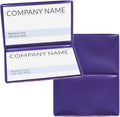 StoreSMART Metallic Violet Folding Business Card Holders - 250 Pack