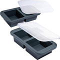 Souper Cubes 2 Cup Silicone Freezer Tray with Lids - Meal Prep Made