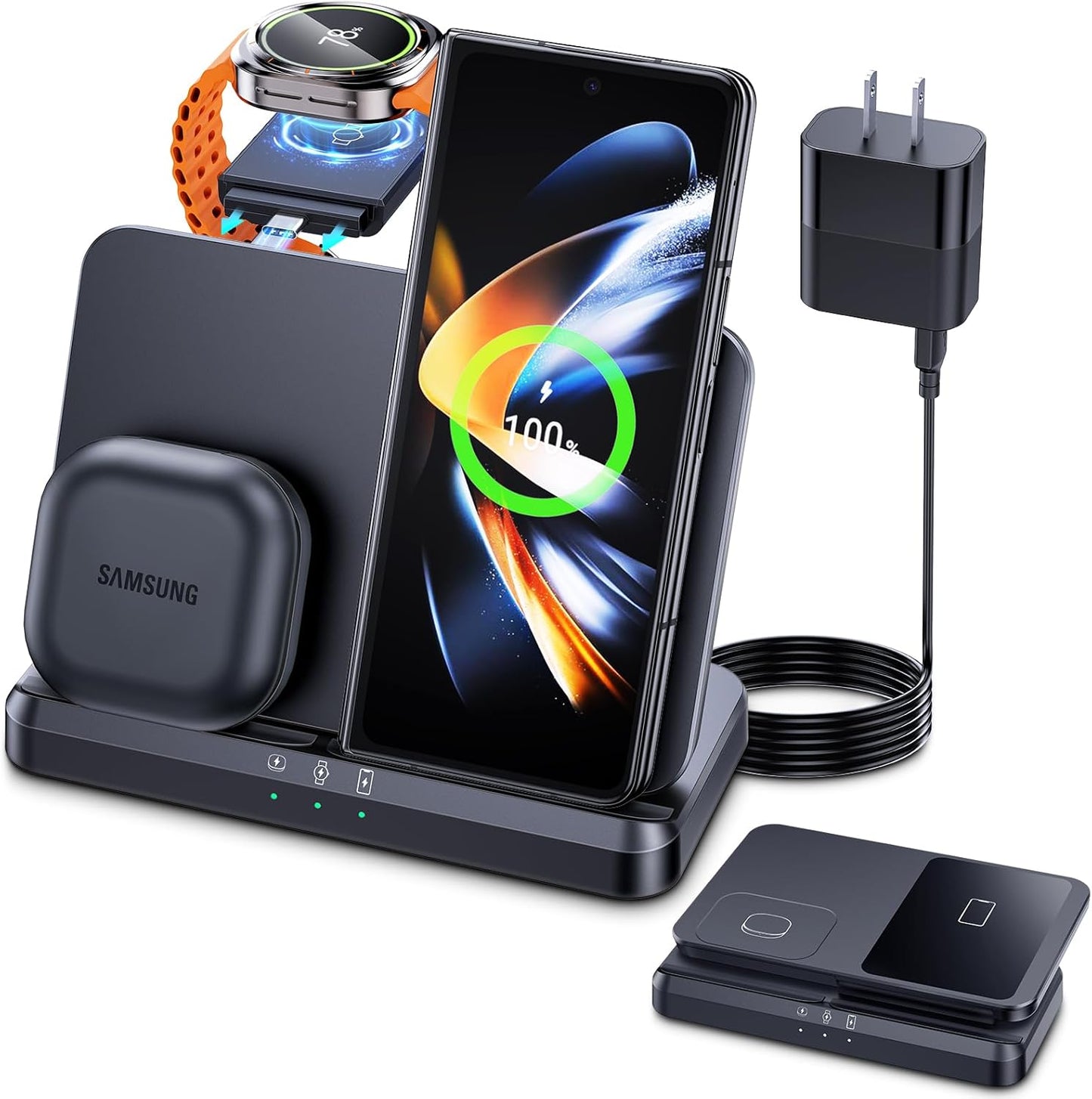 Fast Charging 3-in-1 Station for Samsung Devices
