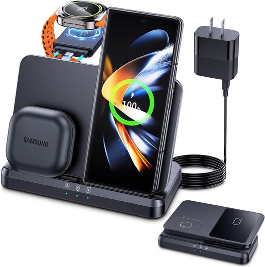 Fast Charging 3-in-1 Station for Samsung Devices
