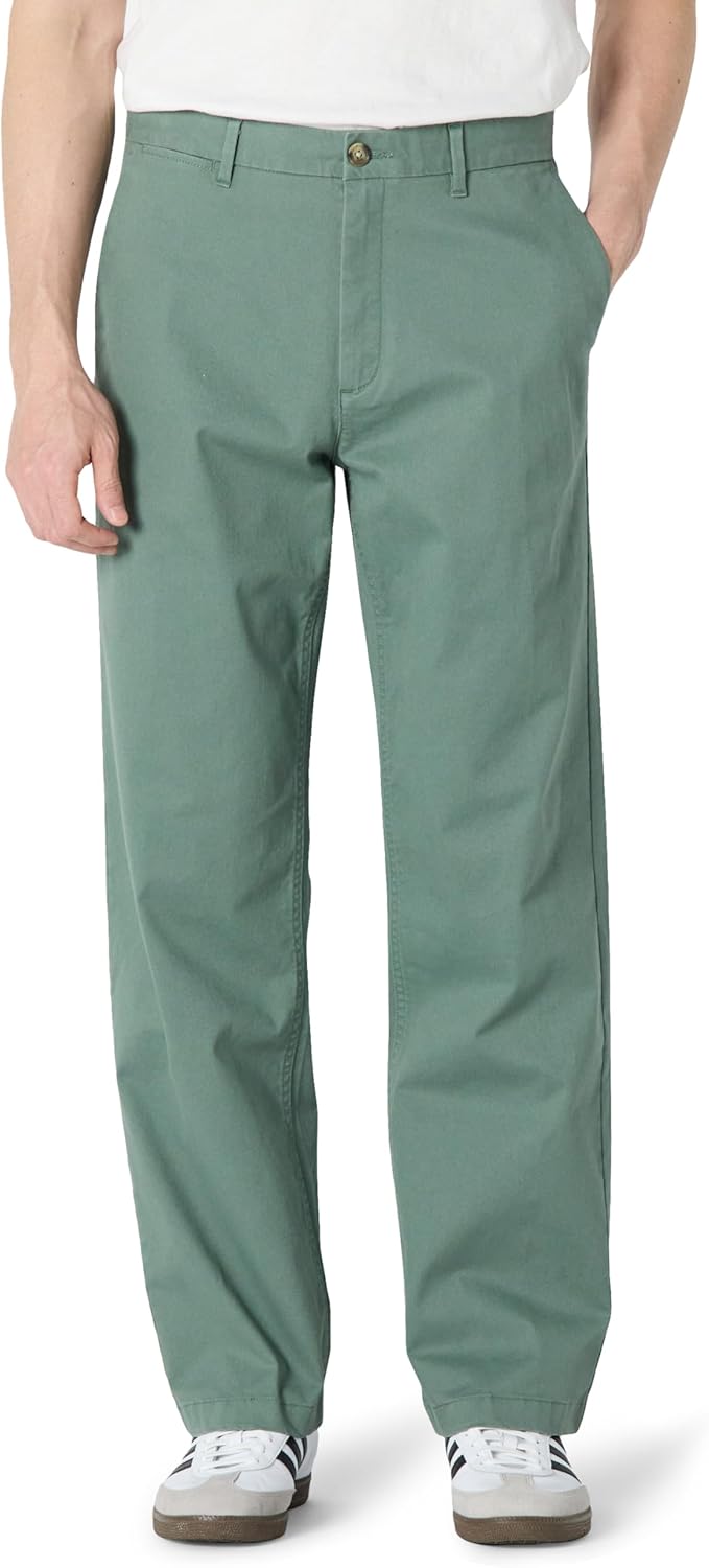 Relaxed-Fit Cotton Chino Pants for Comfort and Style