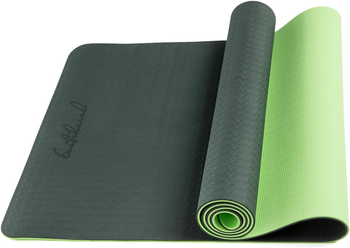 Lightweight Non-Slip TPE Yoga Mat - Green