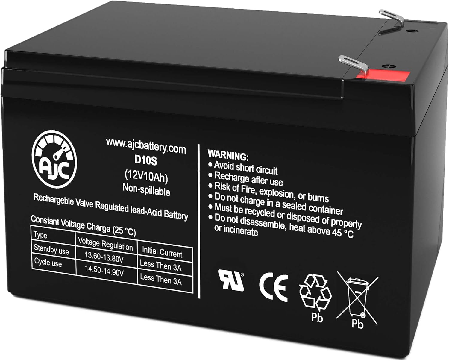 AJC Battery for APC Smart-UPS SC 620VA 12V 10Ah UPS Power