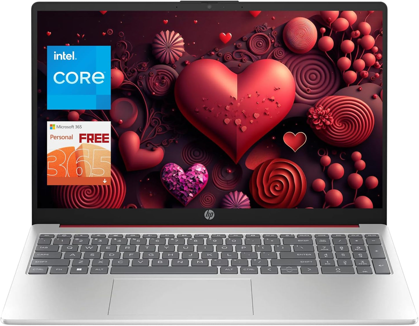 hp 15.6 Portable Laptop with Microsoft 365 and 16GB RAM