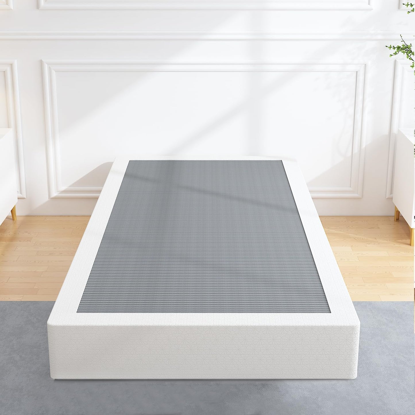 ALDRICH Twin Box Spring 7 Inch Heavy Duty Metal Frame Foundation
