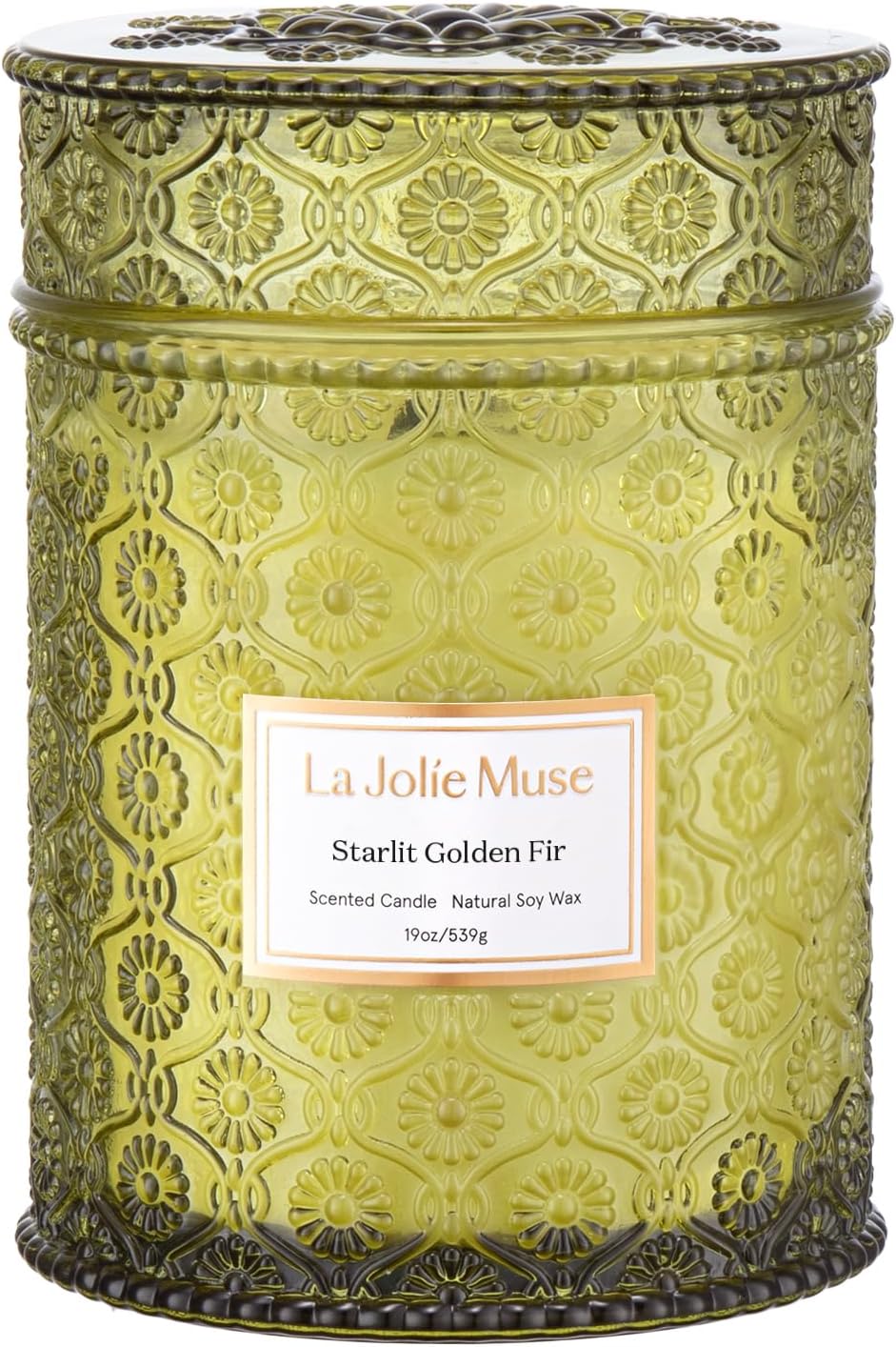 Fir & Cedarwood Candle for Home by LA JOLIE MUSE - 90 Hours