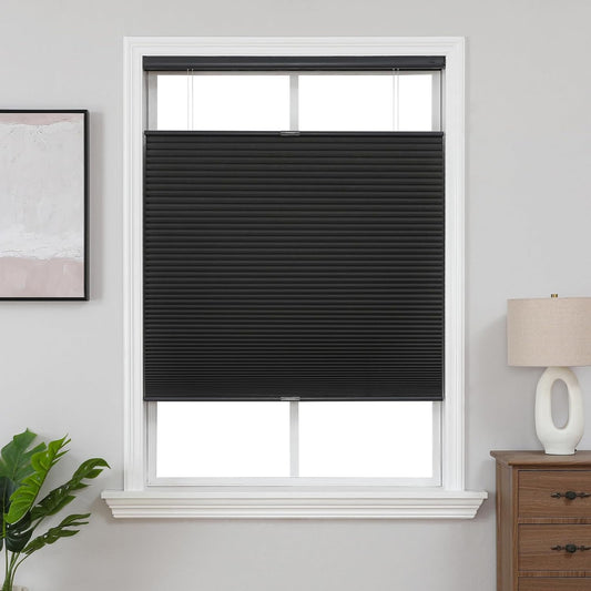 Joydeco No Tools No Drill Blinds for Indoor Windows, Blackout Shades