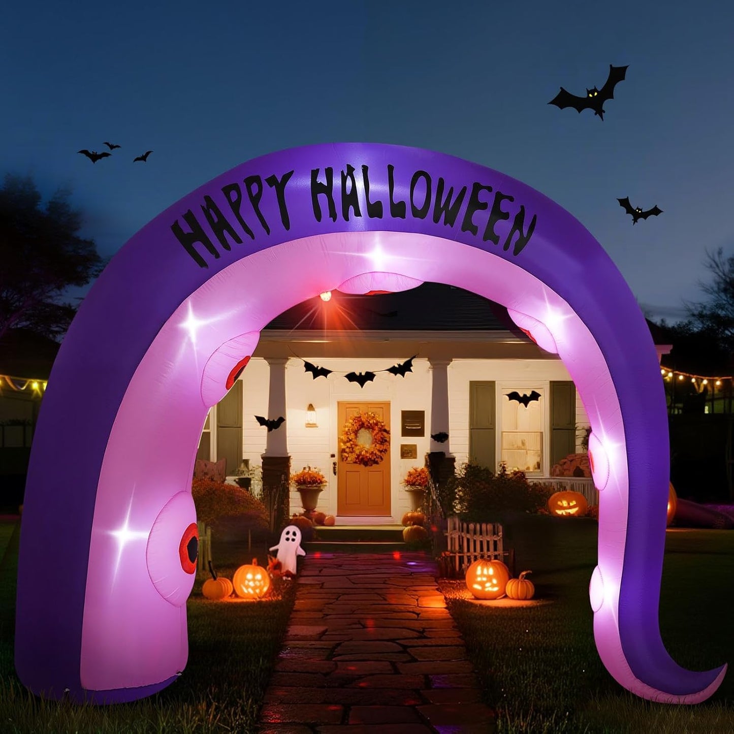 Giant Octopus Tentacles Halloween Inflatables for Outdoor Decor