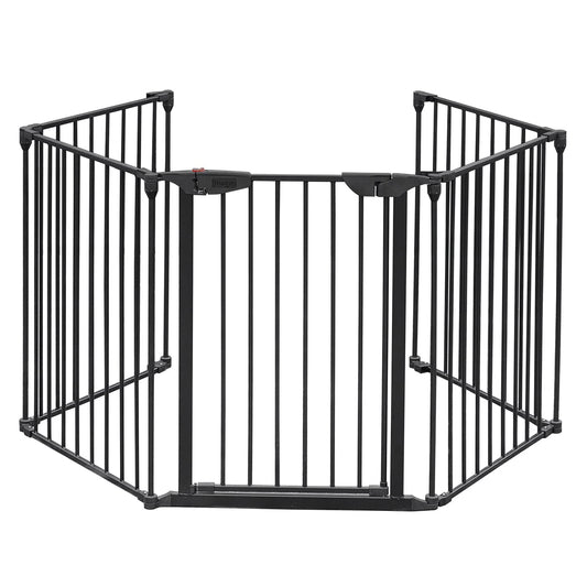 Extra-Wide Fireplace Fence for Baby/Pet Safety