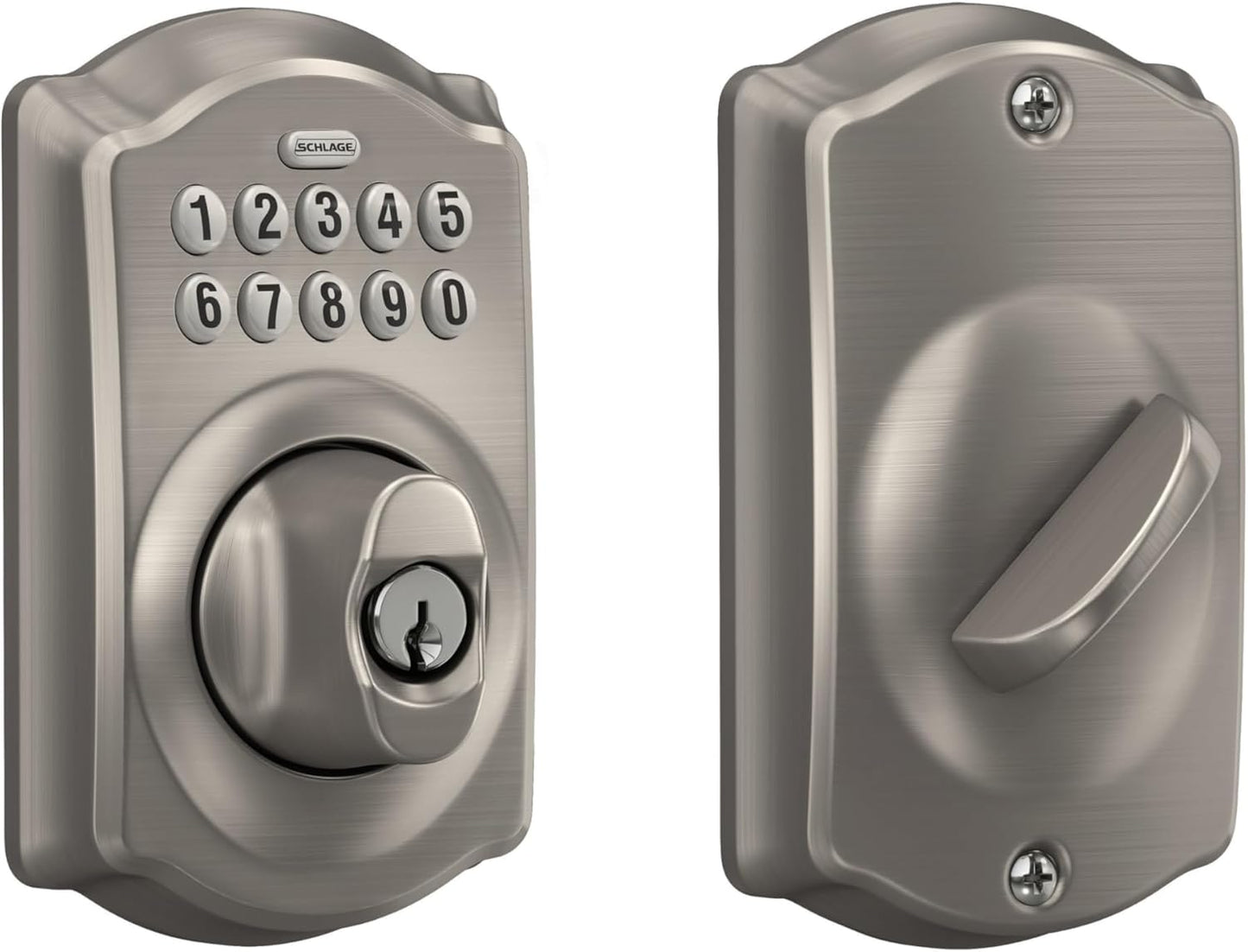 Schlage BE365 V CAM 619 Camelot Keypad Deadbolt for Security