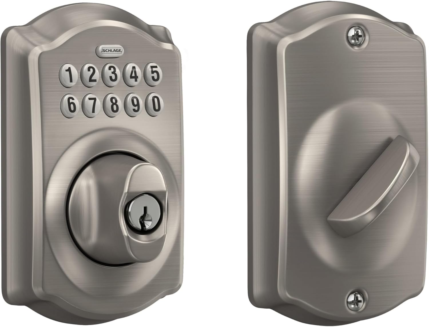 Schlage BE365 V CAM 619 Camelot Keypad Deadbolt for Security