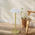 COVLON Marble Drink Table - Elegant Space Saver