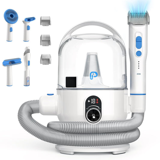 Aprafie Pet Grooming Vacuum: 13.4Kpa Suction, 99% Pet Hair Removal