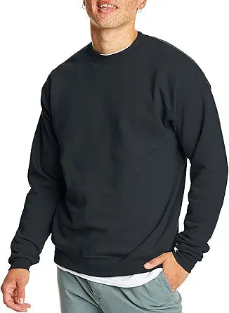 Hanes Men's EcoSmart Fleece Sweatshirt for Comfortable Wear