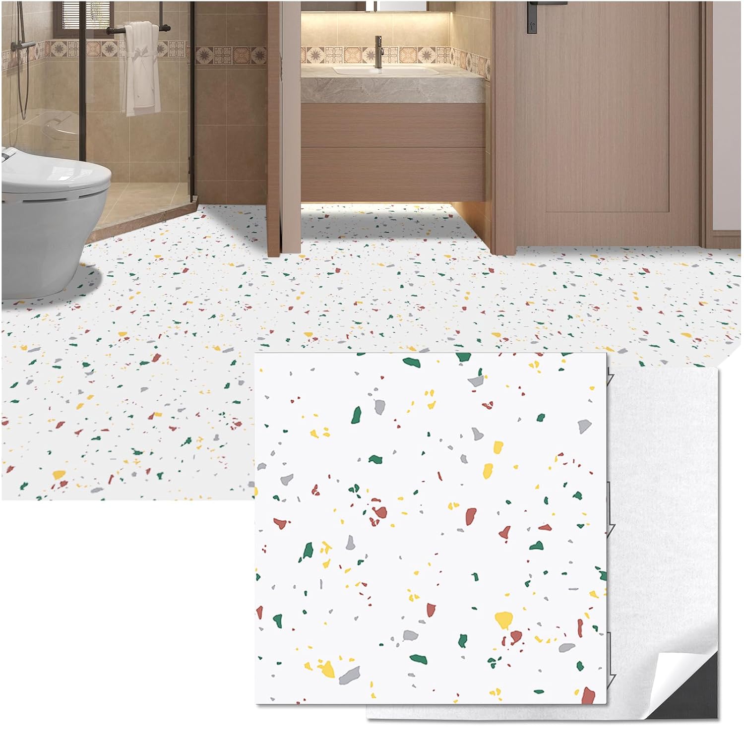 Art3d Peel and Stick Floor Tile for Easy Home Renovation