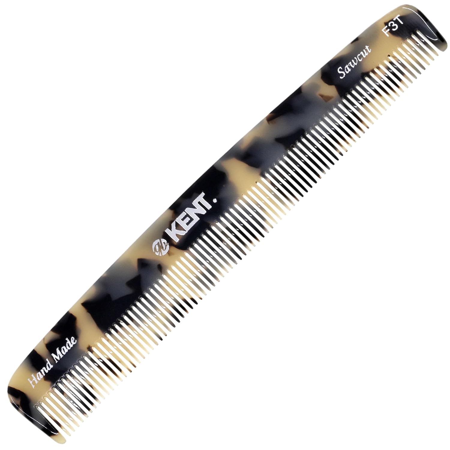 Kent F3T TW Fine Tooth Comb for Hair Parting and Grooming