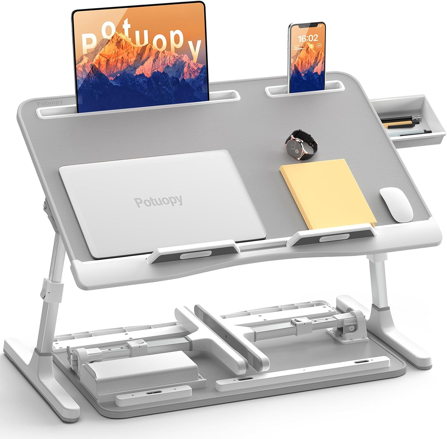 Laptop Stand for Bed - Adjustable Desk Tray for Comfort
