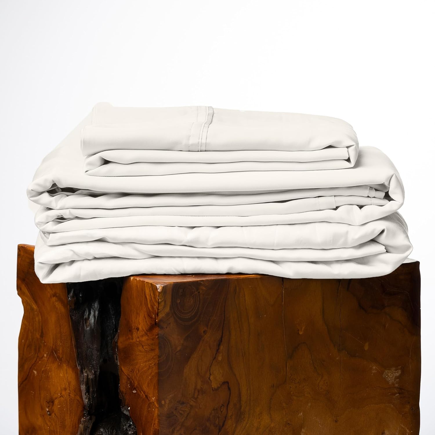 Eucalyptus Sheets Set for Hot Sleepers - Split King Size Comfort
