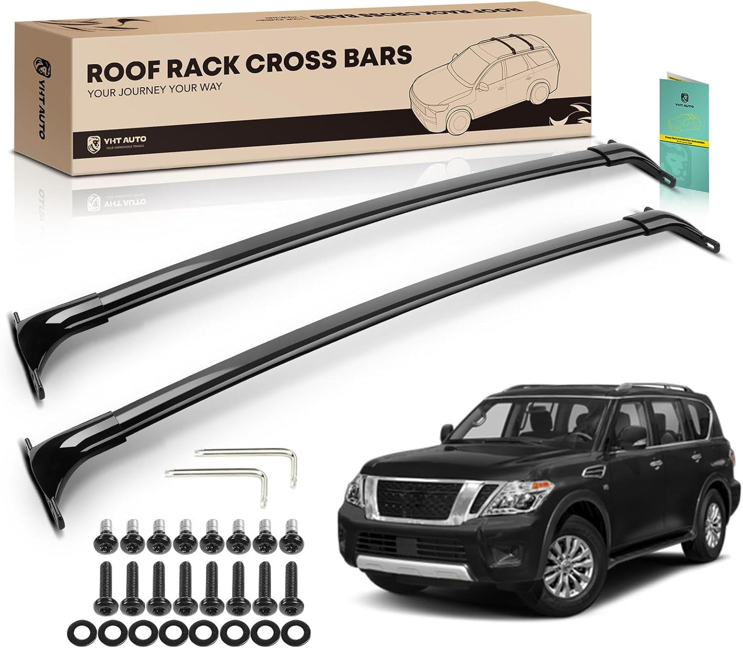 Nissan Armada 2017-2024 165lbs Aluminum Roof Rack