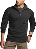 CQR Men's Thermal Fleece Quarter Zip Sweater (Style PNDG)