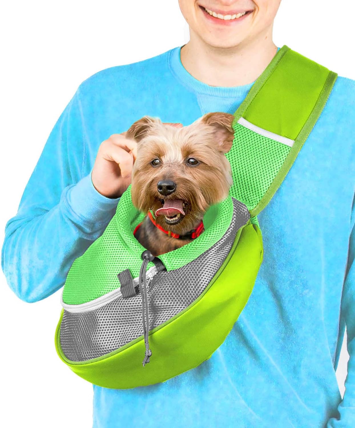 Hands-Free Pet Hiking Carrier - Comfortable & Stylish - Green