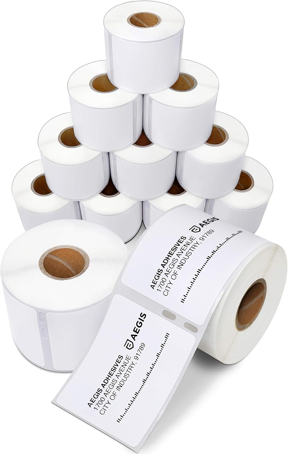 Aegis Adhesives Compatible Labels for DYMO 30324 - 12 Rolls
