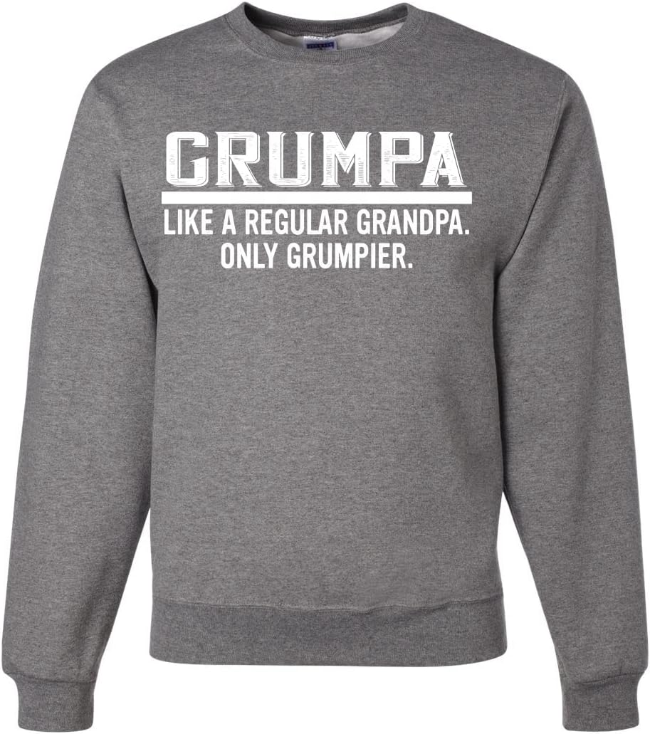 Grumpa Like A Regular Grandpa Only Grumpier Funny Sweatshirt