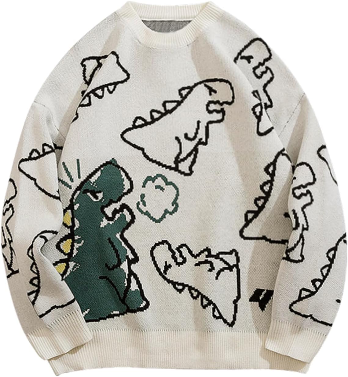 Dinosaur Sweater Women y2k Vintage Oversized Graphic Knit Top
