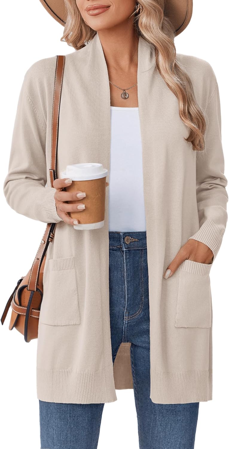 Zeagoo Women Long Cardigan Sweaters for Effortless Style