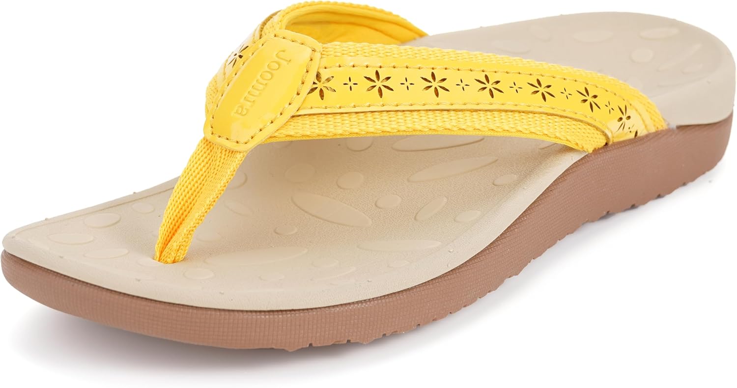 Joomra Women's Flip Flops with Arch Support for Comfort