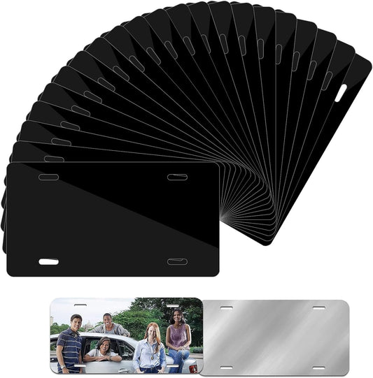 20 Pack 0.65mm Blanks Plate Tag for Design Work - Durable Labels