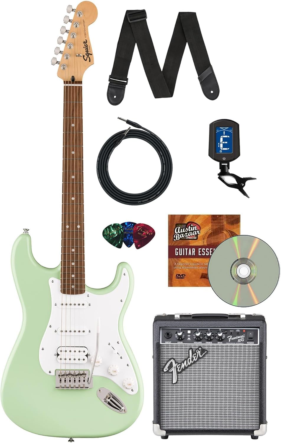 Fender Sonic Stratocaster HSS Bundle - All-in-One Guitar Kit