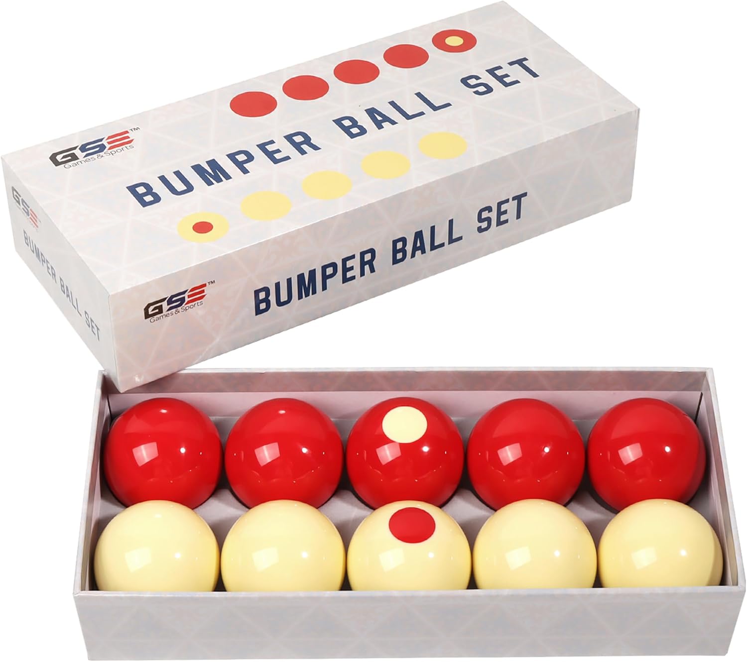 GSE Games & Sports Expert Bumper Pool Balls Set for Fun Play