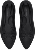 Ballet Knit Foldable Flats - Comfortable Pointed Toe Dressy Flats
