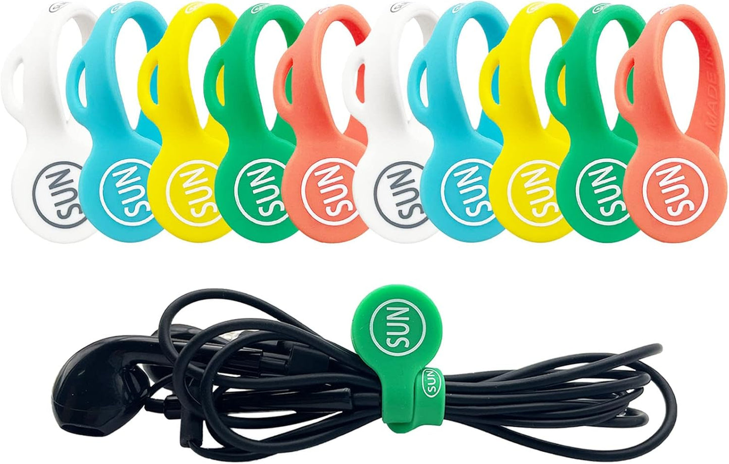 SUNFICON Magnetic Cable Clips - Organize with Ease!