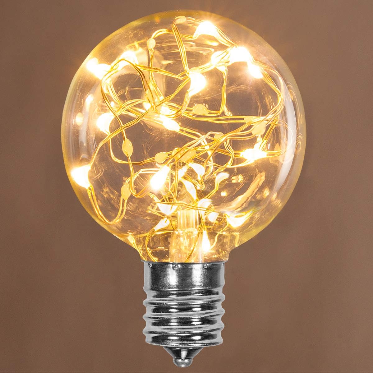 LEDimagine Fairy String Light - Warm White G50 Bulb Set of 5