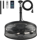 Garage Ceiling Fans with Lights and Remote - Outdoor Hanging Fan