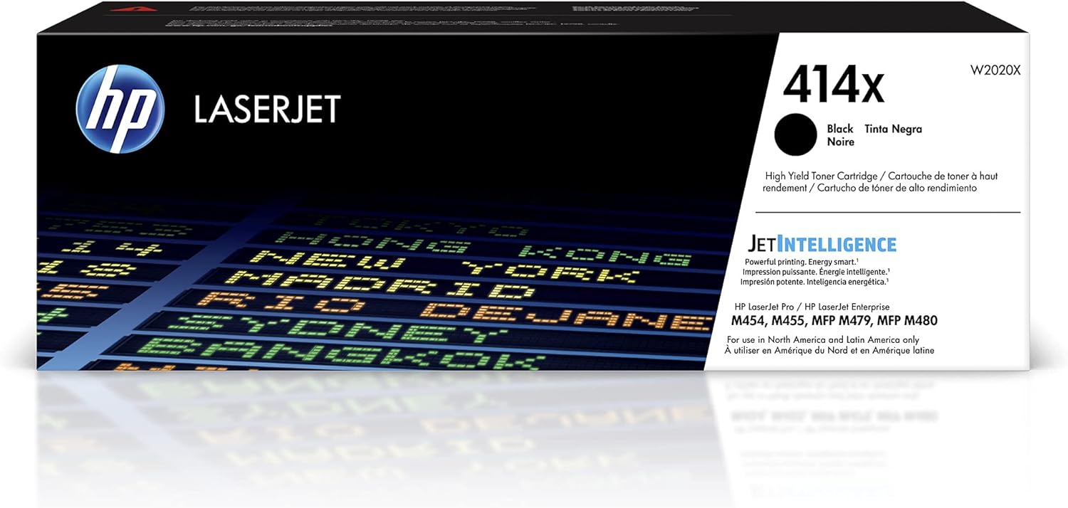 HP 414X Black Toner | High-yield for Efficient Printing